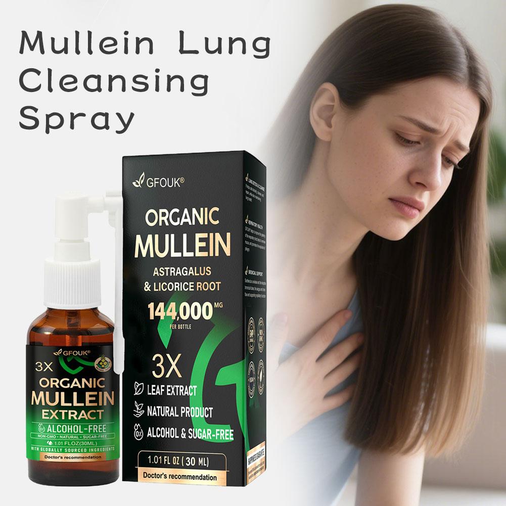 Licorice Root Extract - Organic Mullein Extract Lung Cleansing Mist