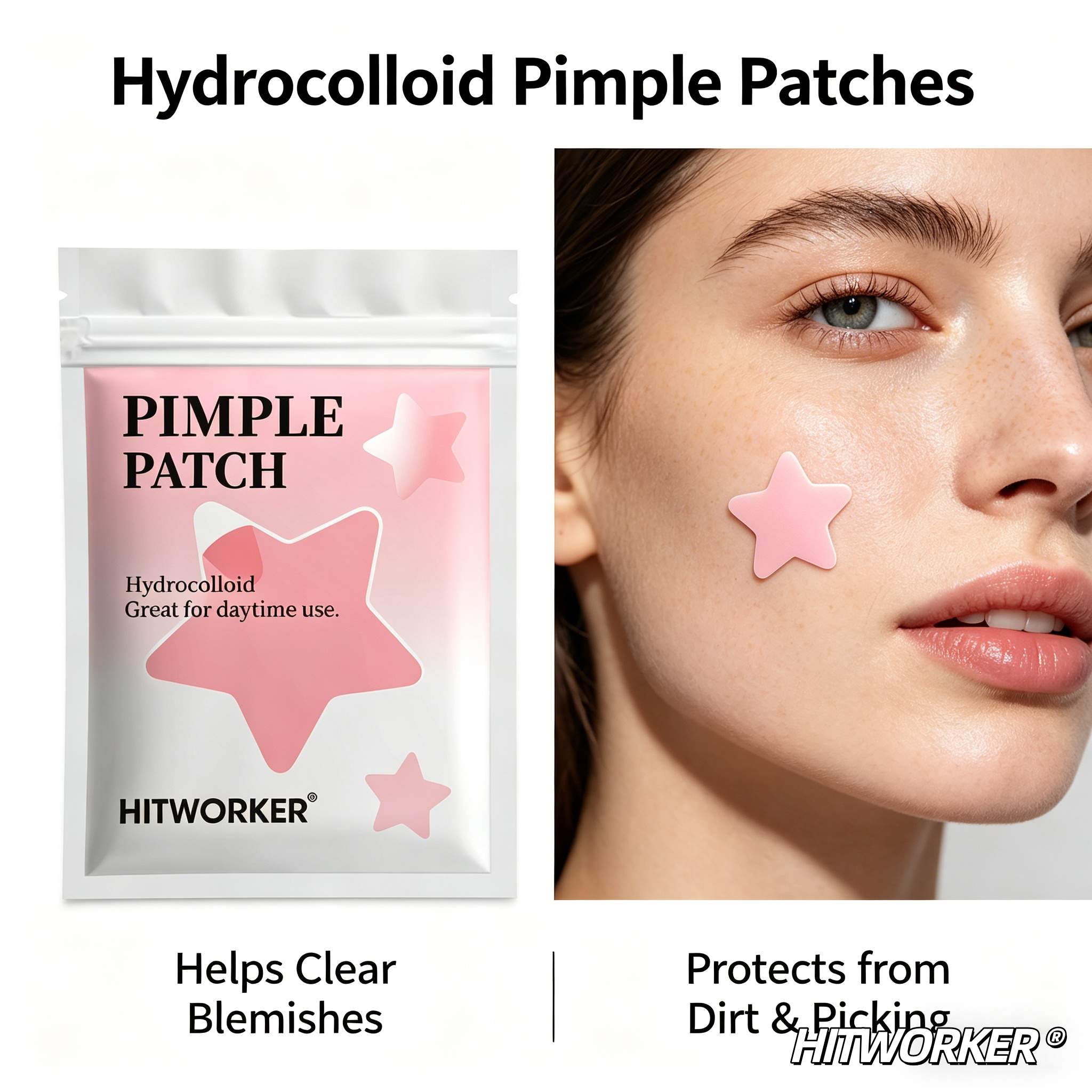 600pcs Pink Star Acne Patches, - Tea Tree Spot Treatment avis et prix