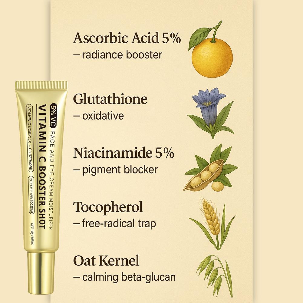 Vitamin C Booster Serum Glutat - Ferulic Acid Serum avis et prix