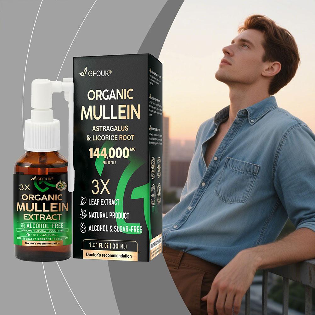 3X Organic Mullein Leaf Extrac - Licorice Root Extract avis et prix