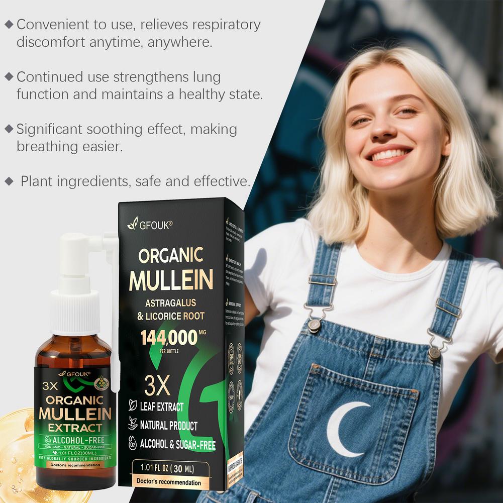 3X Organic Mullein Leaf Extrac - Licorice Root Extract avis et prix