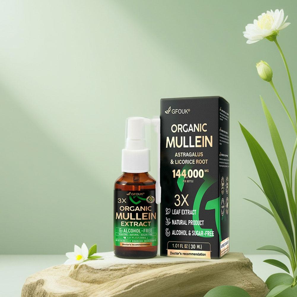 3X Organic Mullein Leaf Extrac - Licorice Root Extract avis et prix