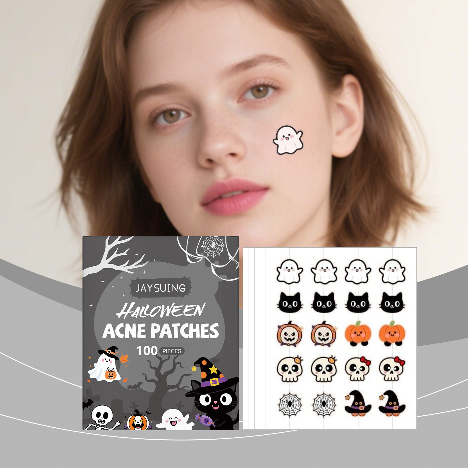 Halloween Acne Patches,100pcs  - Tea Tree Spot Treatment avis et prix