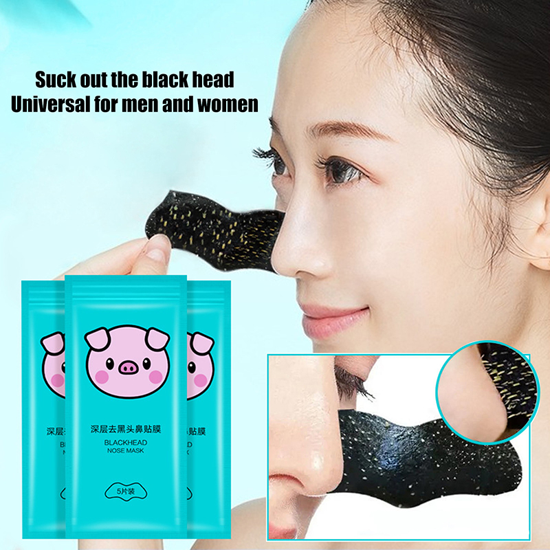 5/15/25/50Pcs Bamboo Charcoal  - Charcoal Pore Strip avis et prix