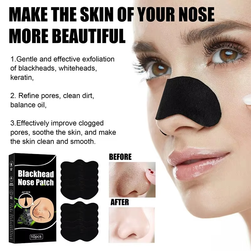 10PCS Unisex Blackhead Remove  - Charcoal Pore Strip avis et prix