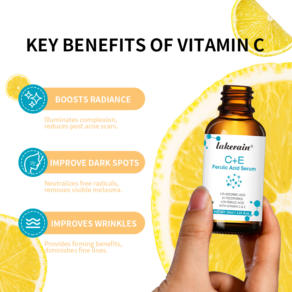 Vitamin C Face Serum Reduce Da - Ferulic Acid Serum avis et prix