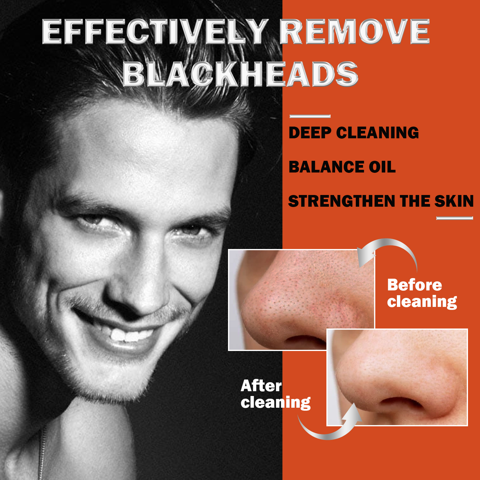 Men's Bamboo Charcoal Blackhea - Charcoal Pore Strip avis et prix