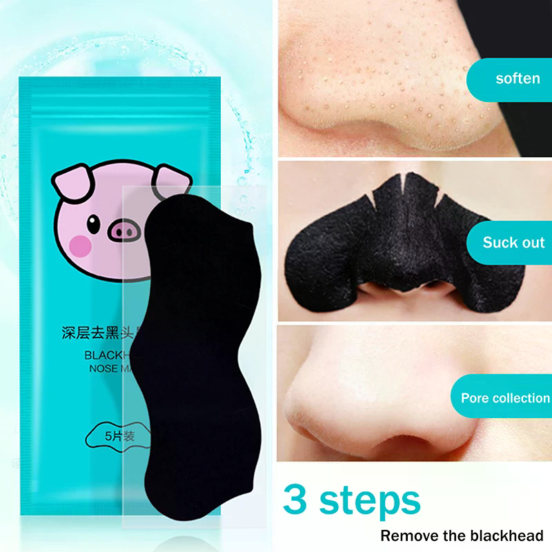 5/15/25/50 Pcs Bamboo Charcoal - Charcoal Pore Strip avis et prix