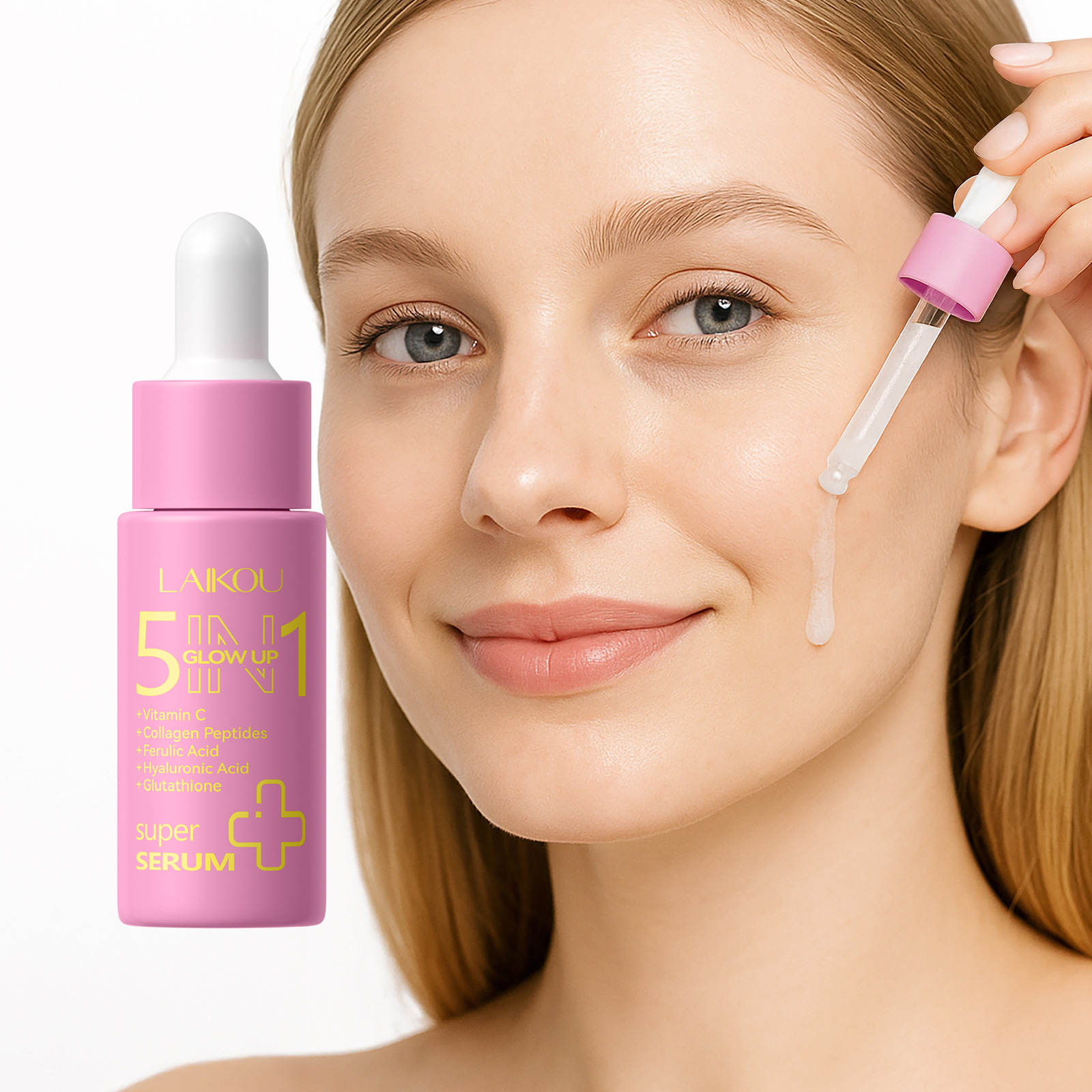 LAIKOU 17ml Multi Peptide Face - Ferulic Acid Serum avis et prix