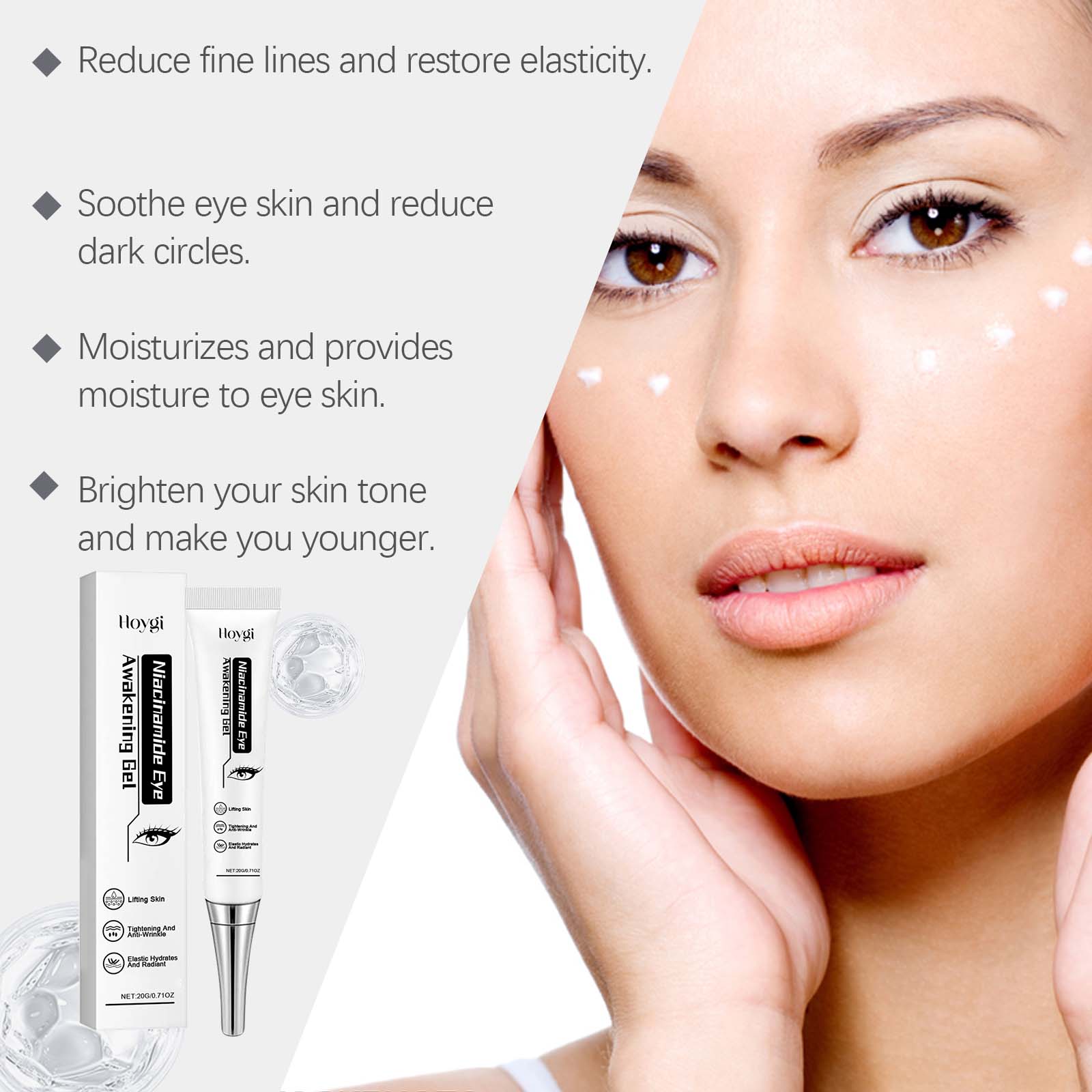 Nicotinamide Eye Cream Gel Lif - Licorice Root Extract avis et prix
