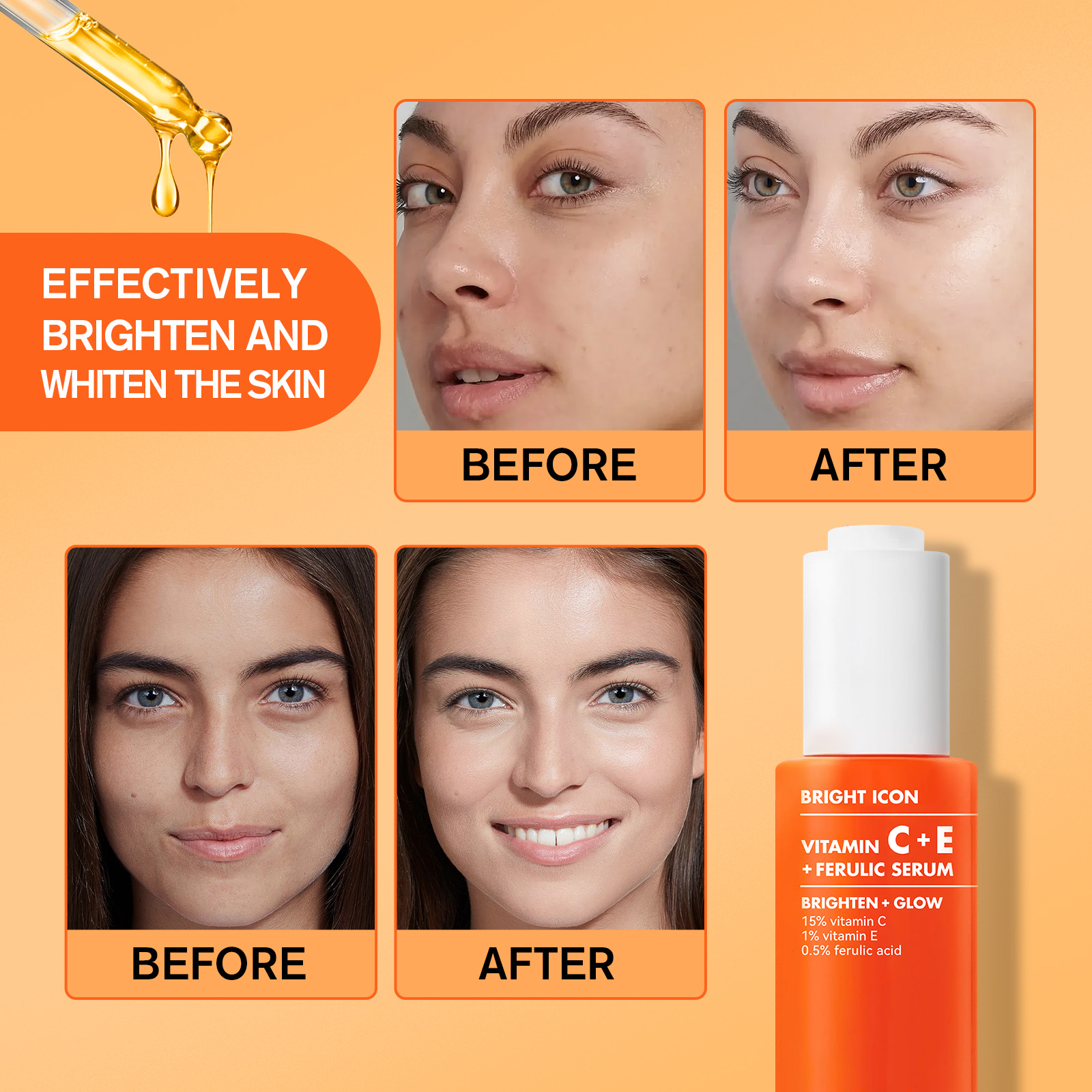 Vitamin C+E Serum for Eye Bag  - Ferulic Acid Serum avis et prix