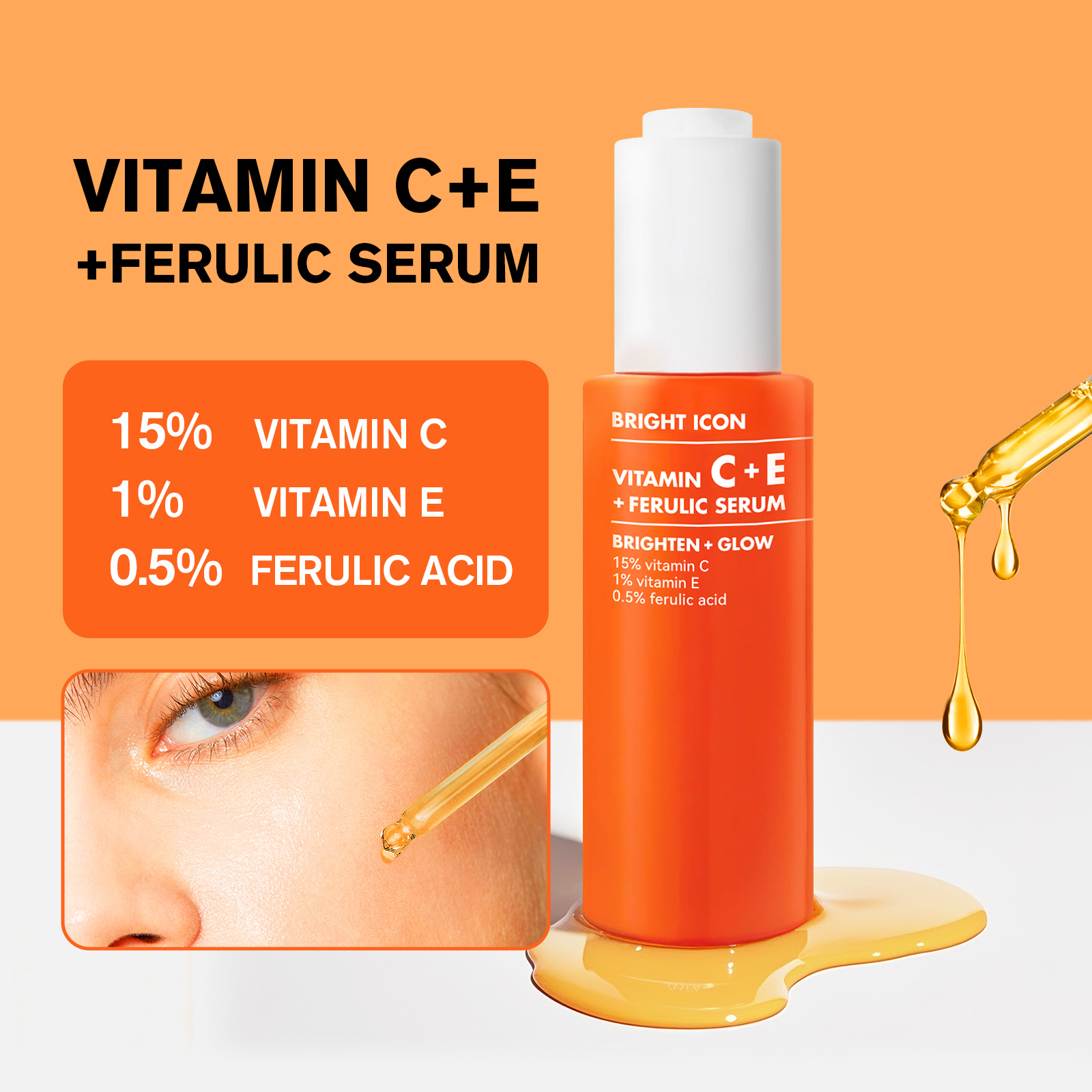 Vitamin C+E Serum for Eye Bag  - Ferulic Acid Serum avis et prix